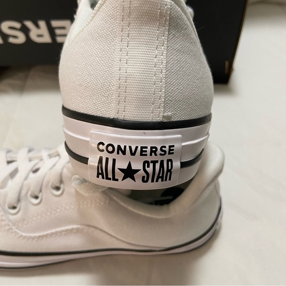 Converse All Star White Canvas Sneakers - Picture 9 of 14